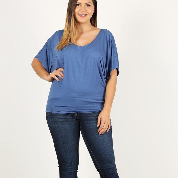 Solid Knit Top, With A Flowy Silhouette - Picture 2 of 2